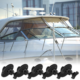 DaisyInner fastener in use holding windshield for quick removal and cleaning