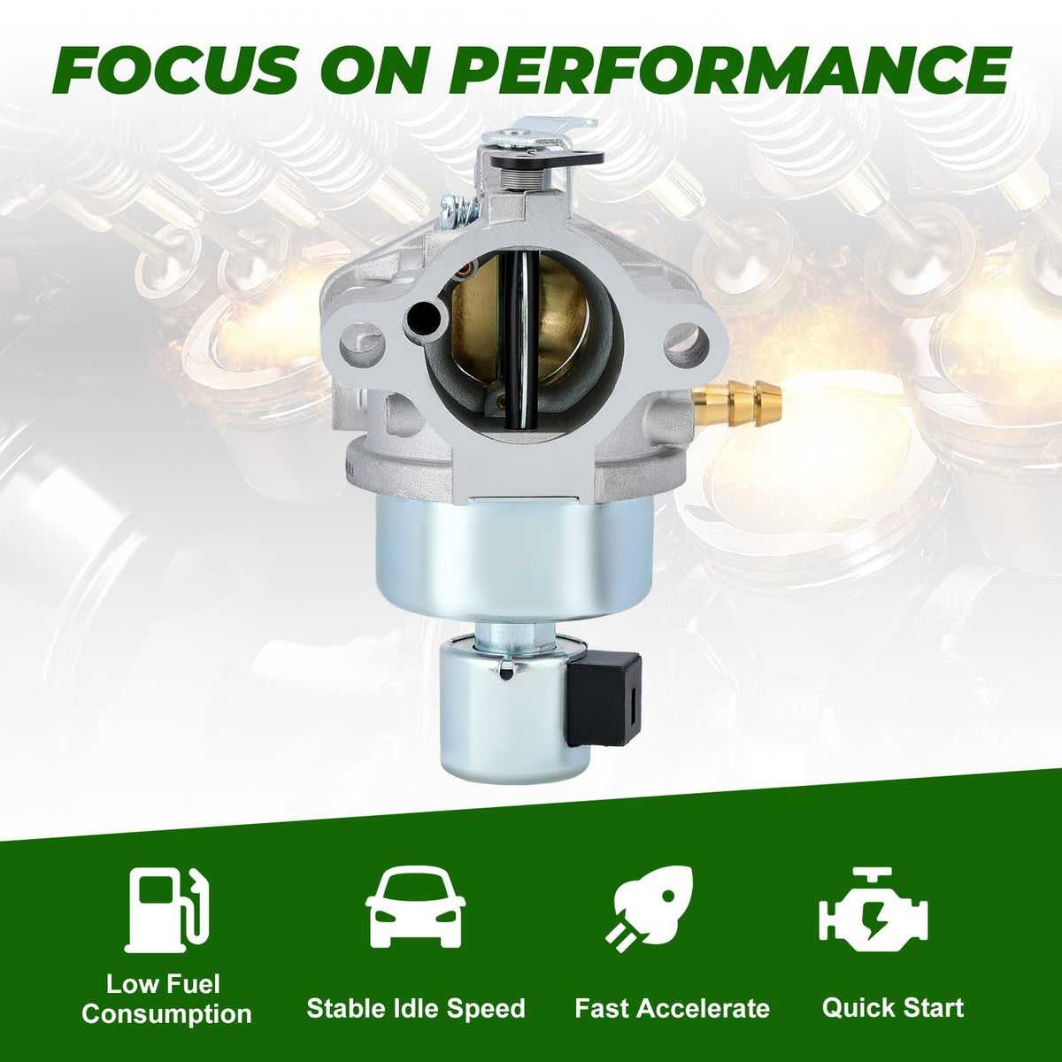 Dalom carburetor kit components laid out for easy installation convenience