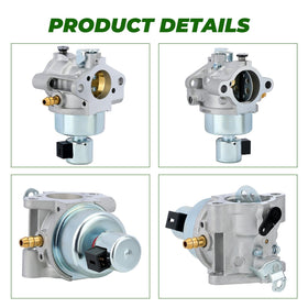 Dalom carburetor beside a spark plug for scale showing compact replacement size