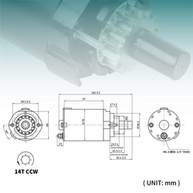 DALUOBO starter gear drive detail highlighting durable engagement