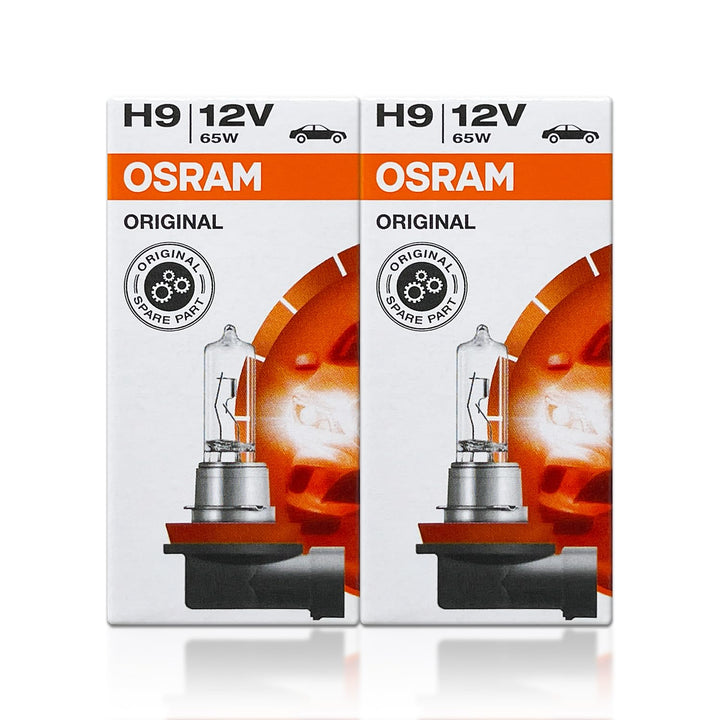 DAMA Automotive Lighting H9 front packaging showing product and benefits