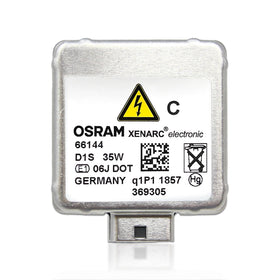 DAMA Automotive Lighting Xenarc front view showing bulb profile and fit benefits