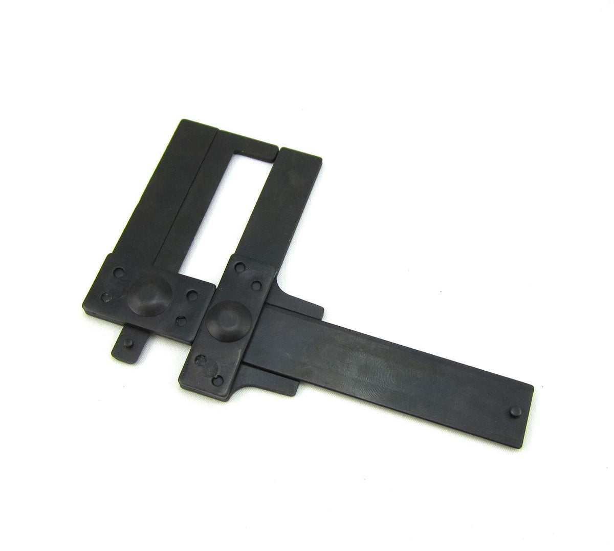 DAMINEDING close-up of locking slide demonstrating secure measurement hold