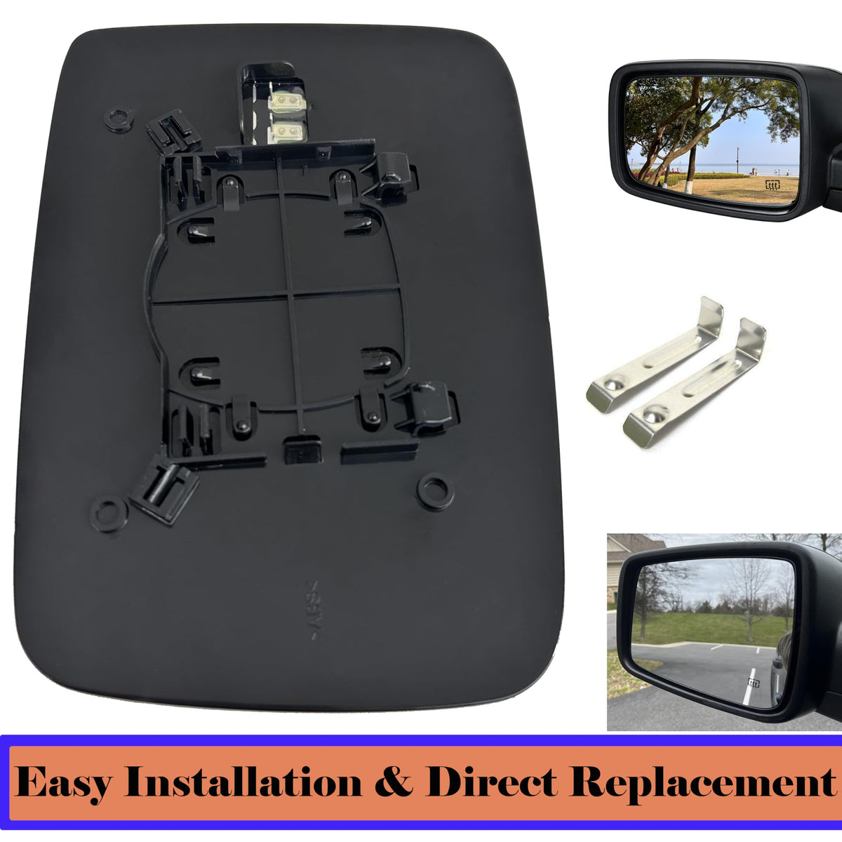 Danbojit mirror installed in Ram housing demonstrating plug-and-play benefit