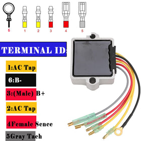 Danbojit terminal panel closeup showing 6-wire layout and correct OEM pin identification benefit