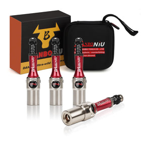 Danboniu front packaging showing four deflator valves and pouch, easy storage benefit