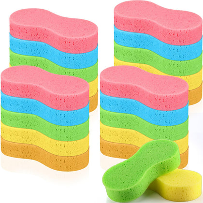 Dandat front pack of 20 large sponges showing mixed colors and quantity benefit