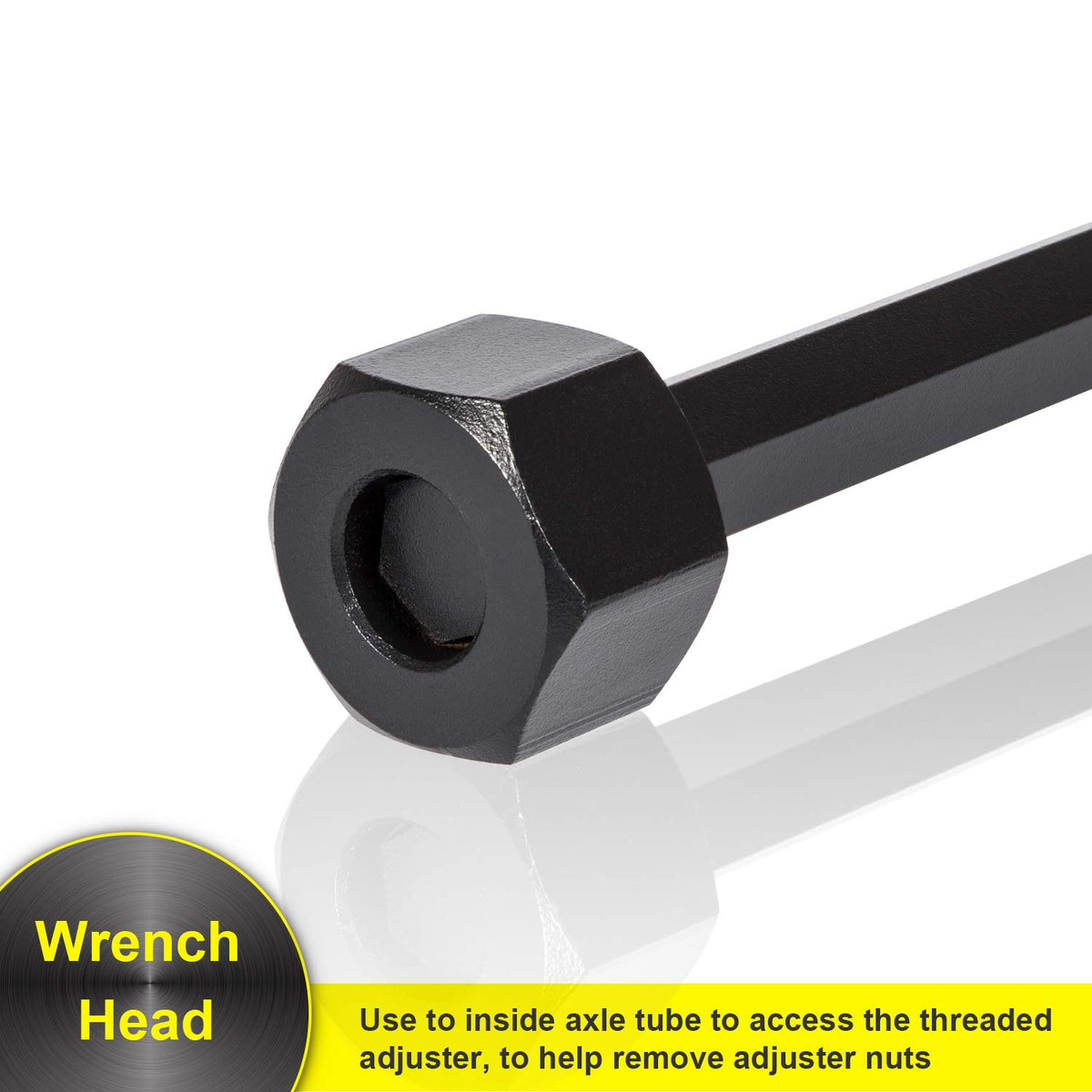 Danti engagement end close-up showing secure adjuster contact benefit