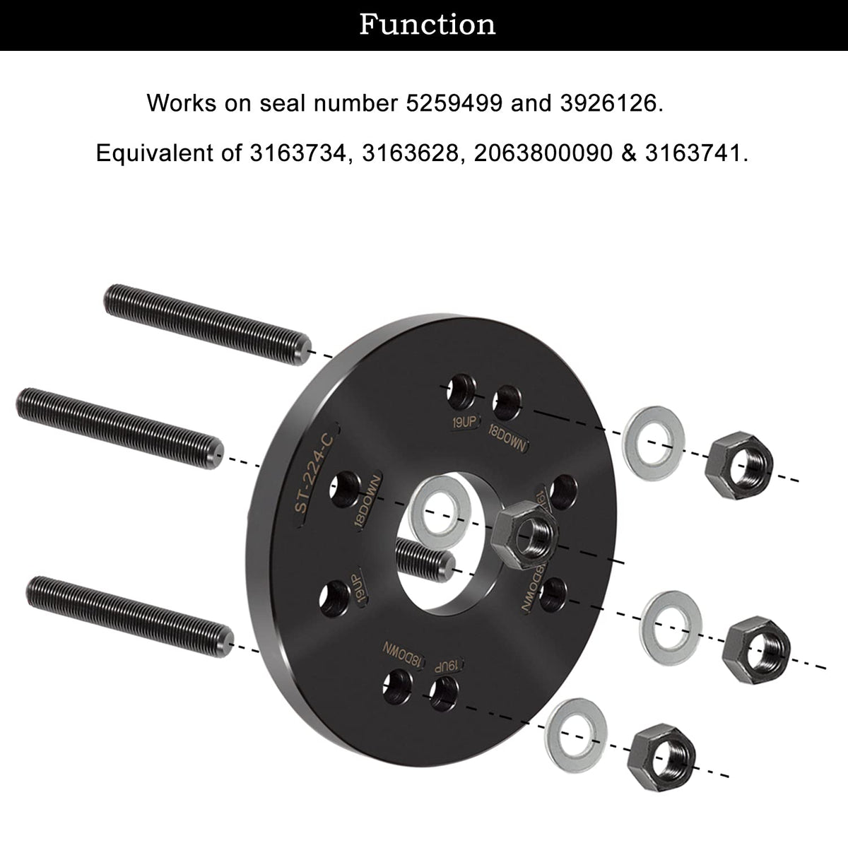 Danti side profile with dimensions illustrating accurate alignment and time savings