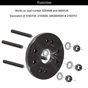 Danti side profile with dimensions illustrating accurate alignment and time savings