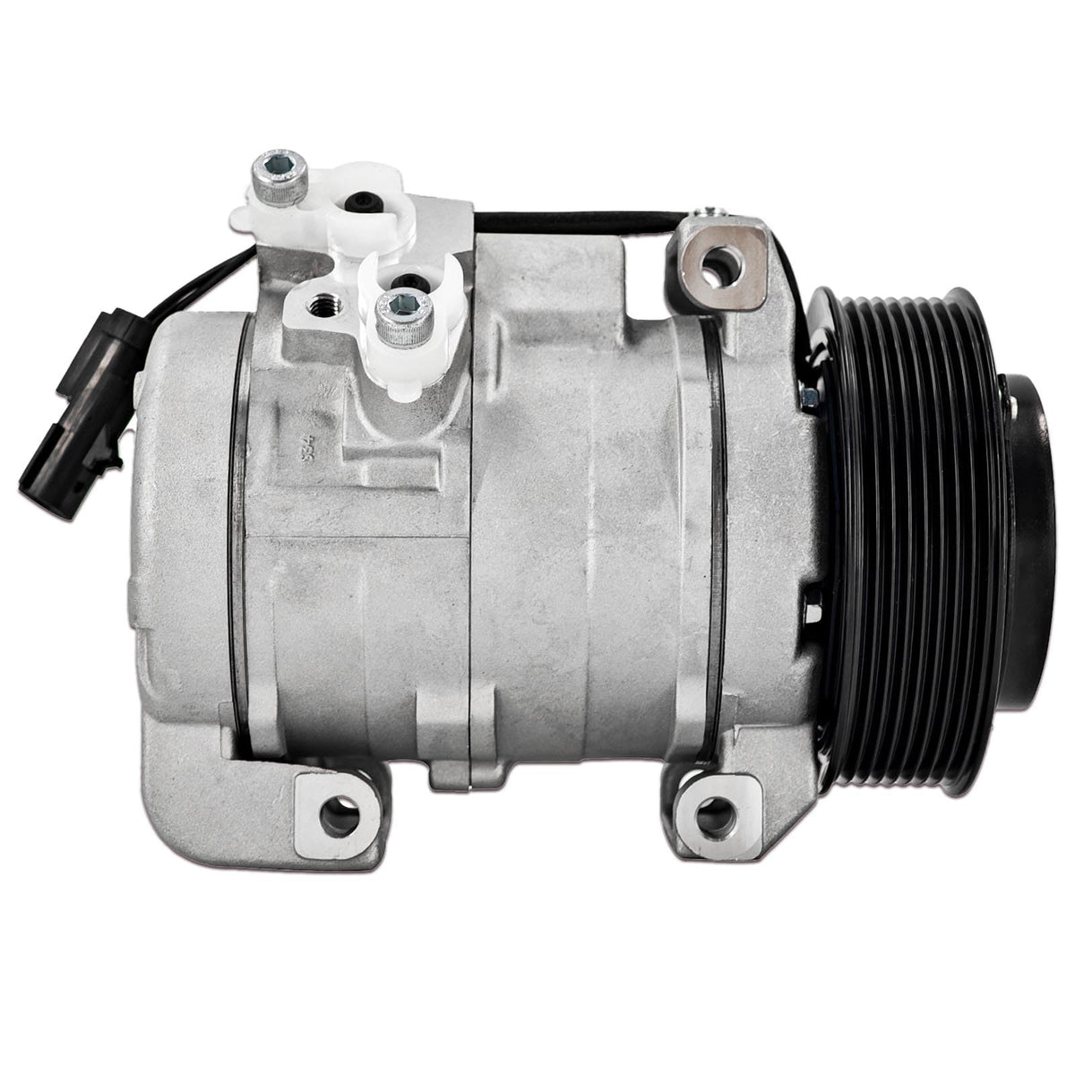 DanVard compressor oil fill port with prefilled PAG100 oil to reduce contamination risk