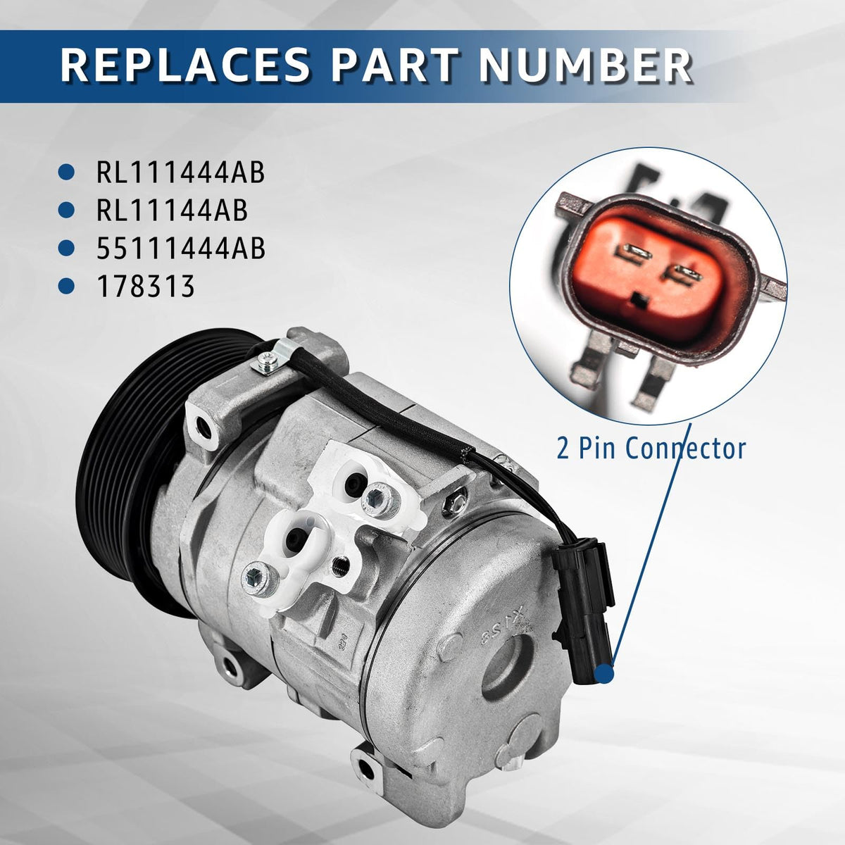 DanVard compressor scale comparison with ruler showing compact design for easier installation