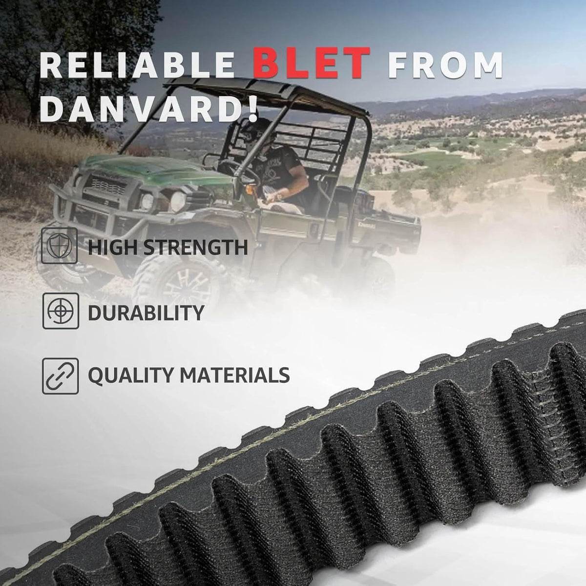 DanVard close-up of aramid reinforcement showing improved strength