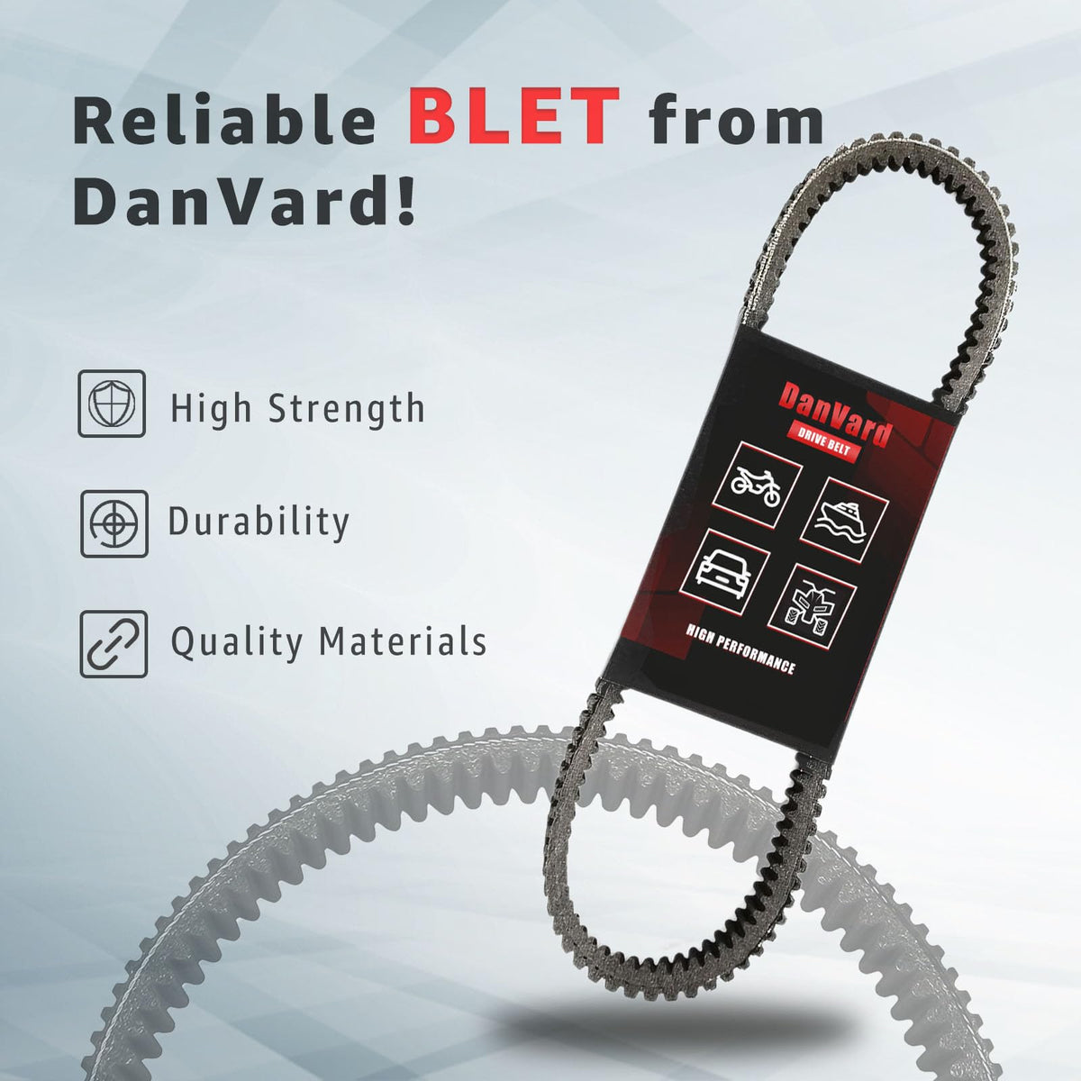 DanVard close-up of rib pattern highlighting improved grip