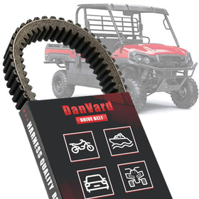 DanVard drive belt front packaging showing part number and fitment benefits