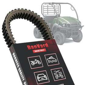 DanVard drive belt front packaging showing fitment and benefits