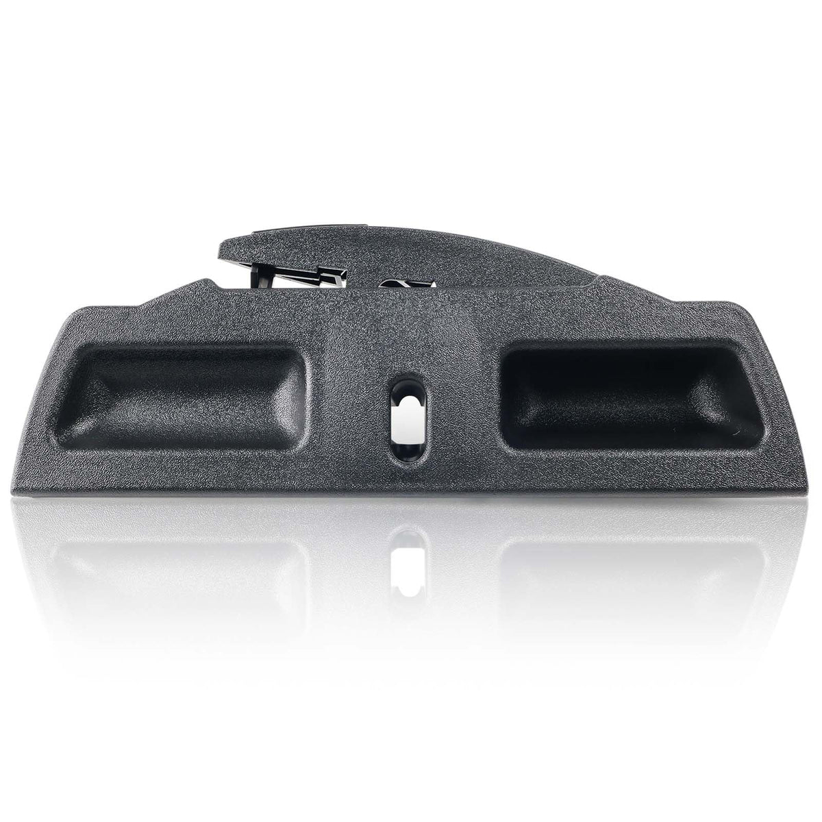 Daposhac center console latch front view showing fit and finish benefit