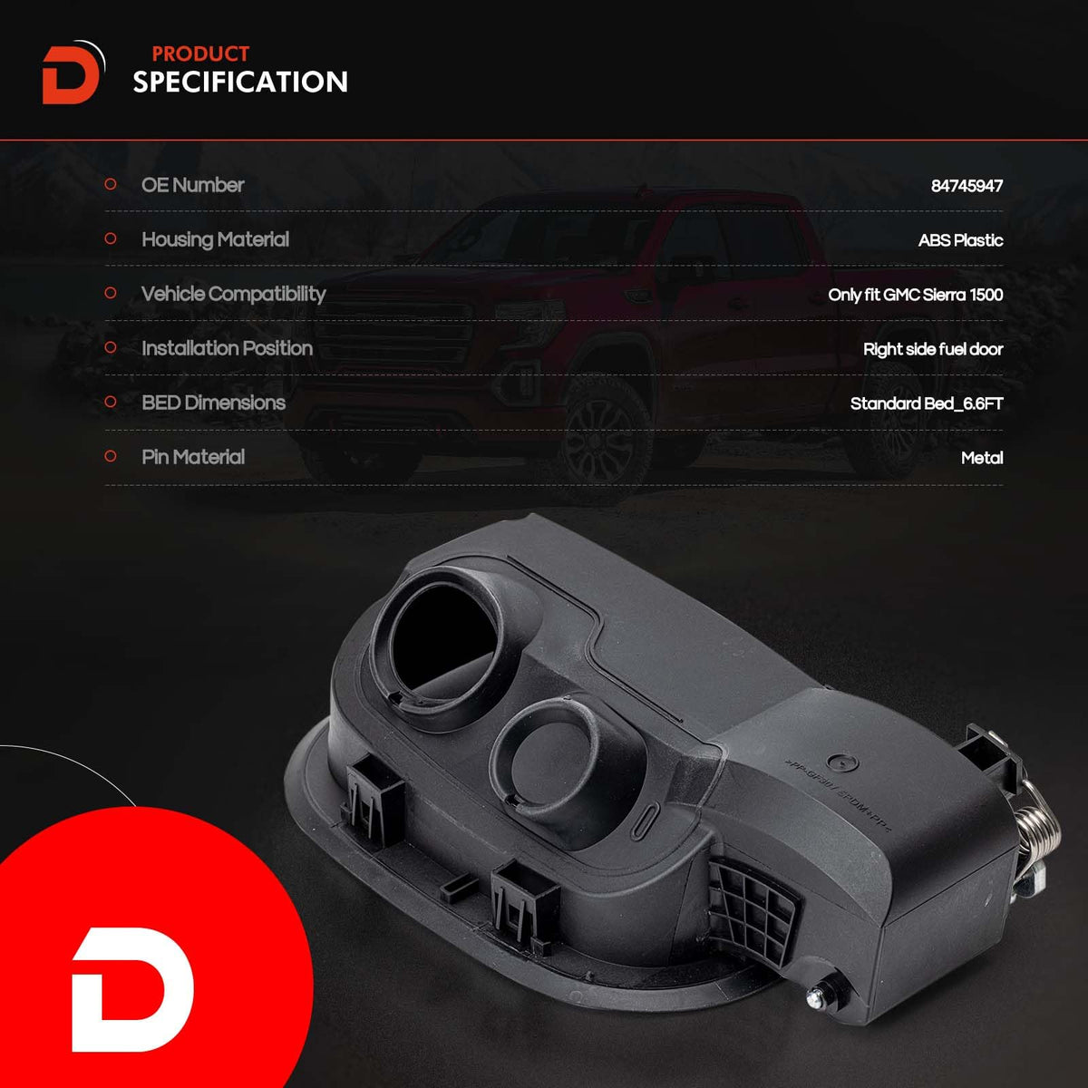 Daposhac mounting points and clips detail enabling straightforward direct replacement