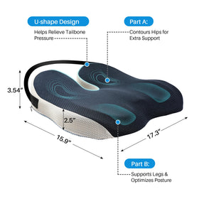 DAPOTUGI close-up of memory foam texture offering pressure relief benefit