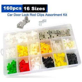 Daptemn variety of clip types laid out showing compatibility with many vehicles