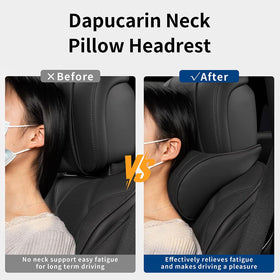 Dapucarin lifestyle image on road trip seat conveying comfort and relaxation benefit
