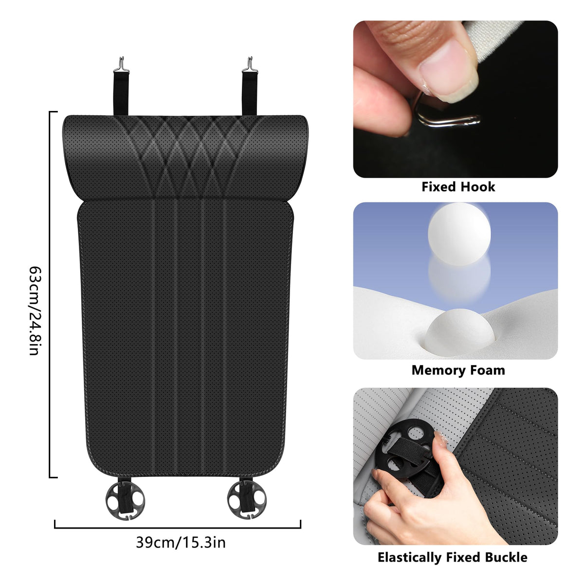 Dapucarin perforated cover detail for breathability and long-lasting use