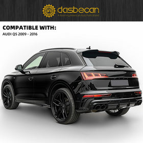 Dasbecan tail light on Audi Q5 in driveway illustrating restored rear appearance