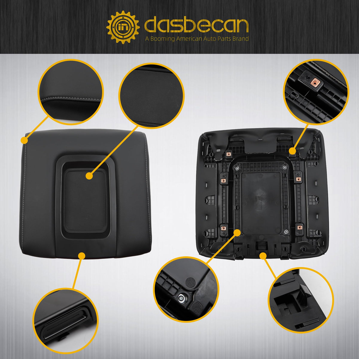 Dasbecan lid beside a hand to show scale and ergonomic size