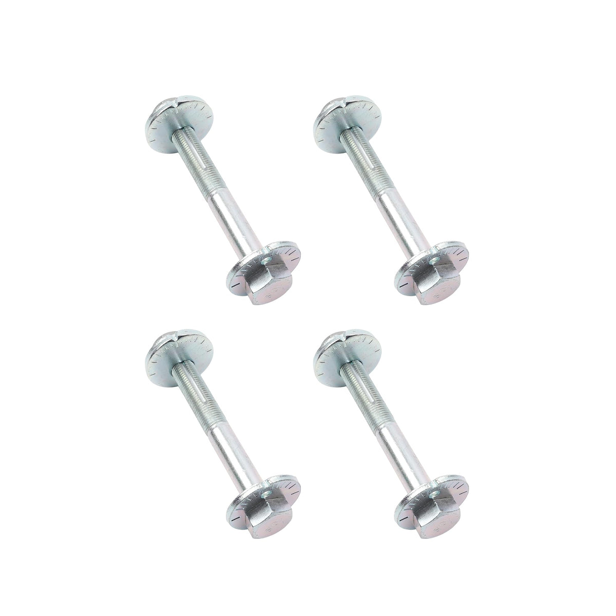 Dasbecan front packaging showing four camber bolts and part number for quick identification and fitment