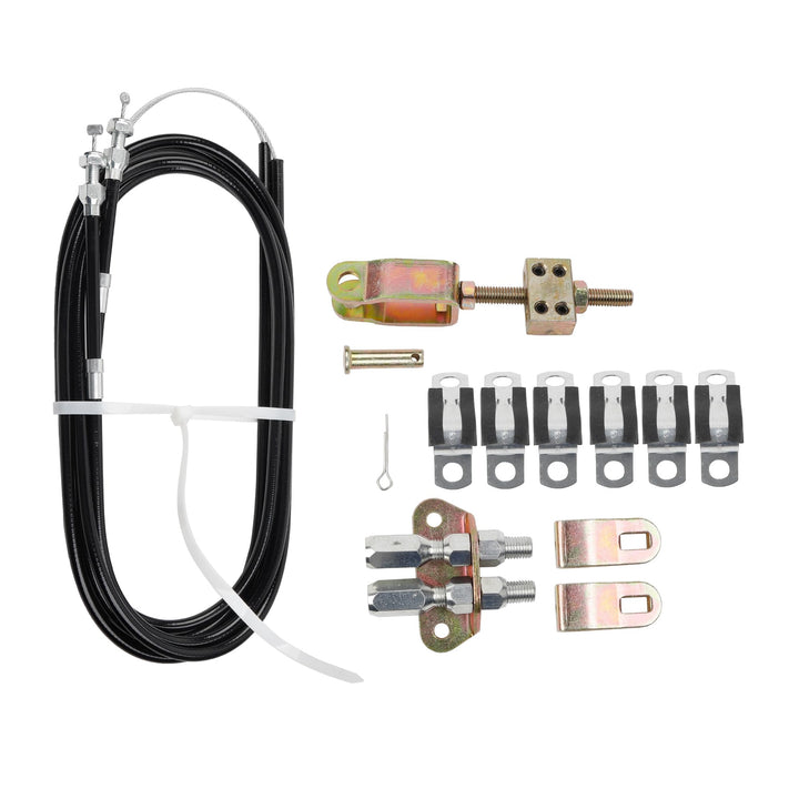 Dasbecan front packaging showing complete emergency brake kit and contents benefit: organized replacement