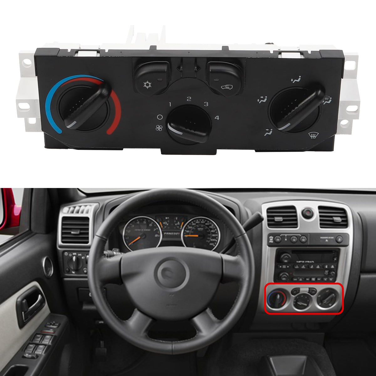 dasbecan front panel showing full switch layout and easy visibility benefit