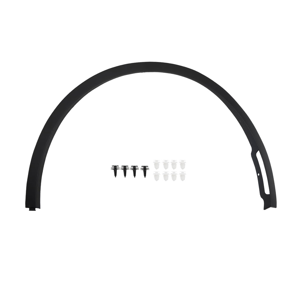Dasbecan front-right fender trim front view showing OEM fit and protection