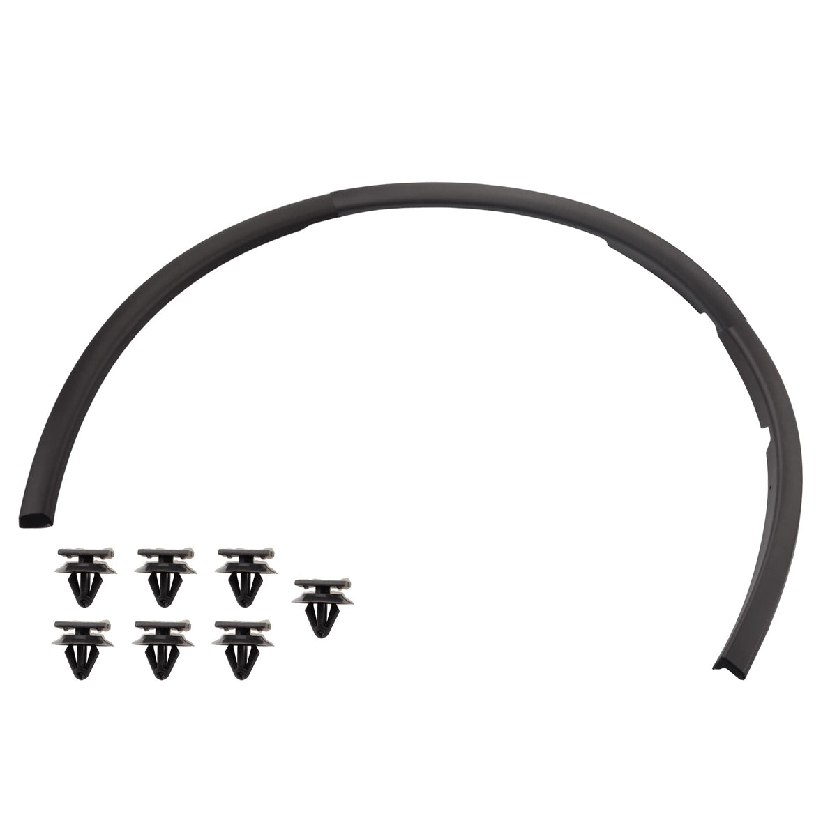 Dasbecan front right fender trim packaging showing part and clips for easy installation