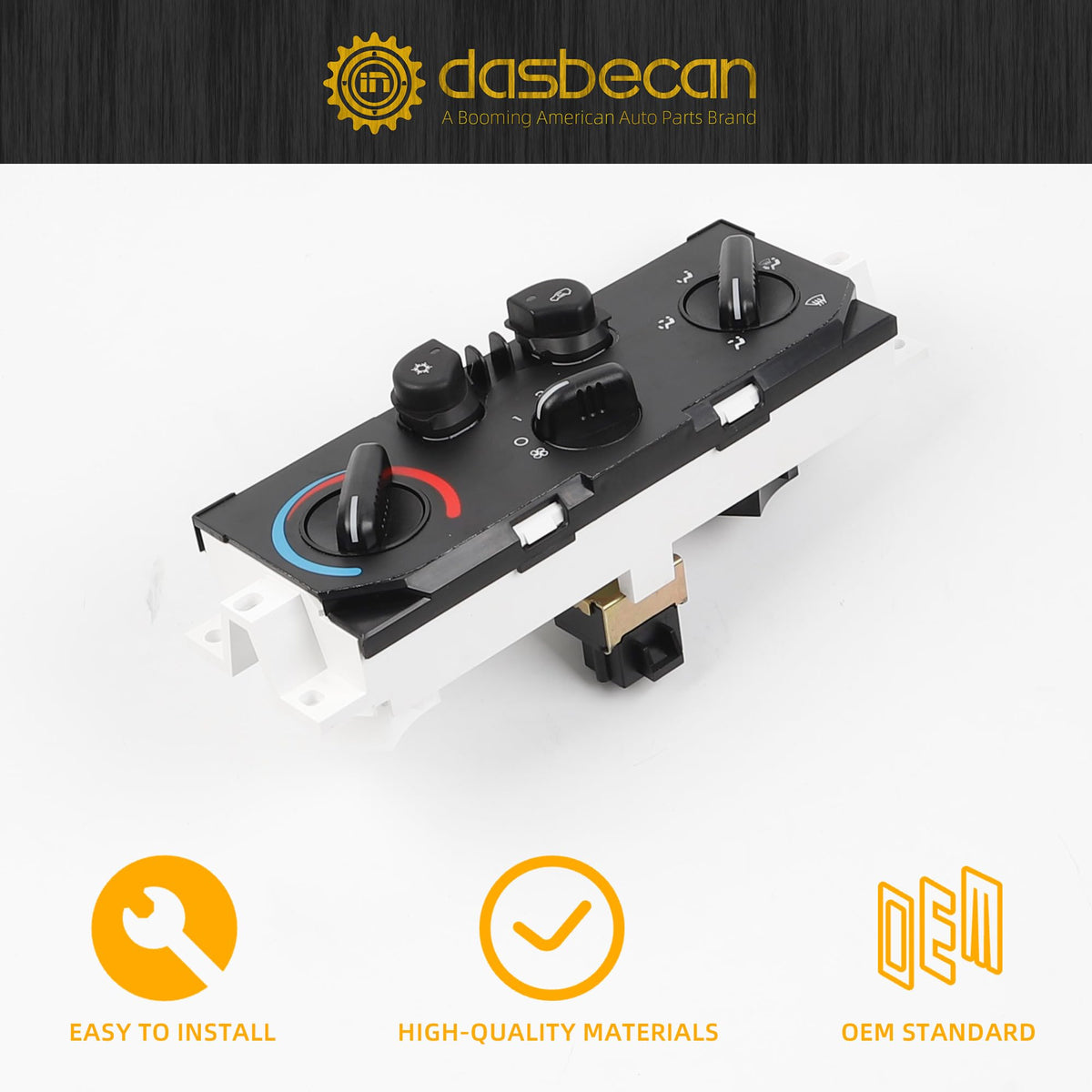 dasbecan installed in dash of truck restoring climate control functionality