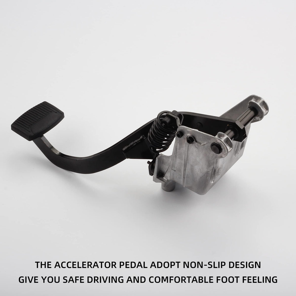 Dasbecan pedal installed in truck cab restoring driver control