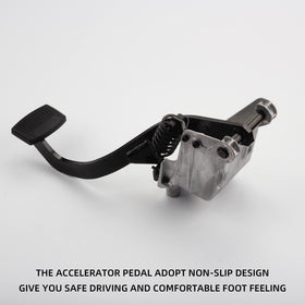 Dasbecan pedal installed in truck cab restoring driver control
