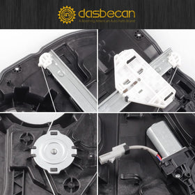 Dasbecan regulator installed in Ram 1500 door demonstrating direct-fit replacement