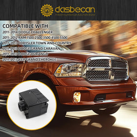 Dasbecan module installed in vehicle dashboard demonstrating direct-fit advantage
