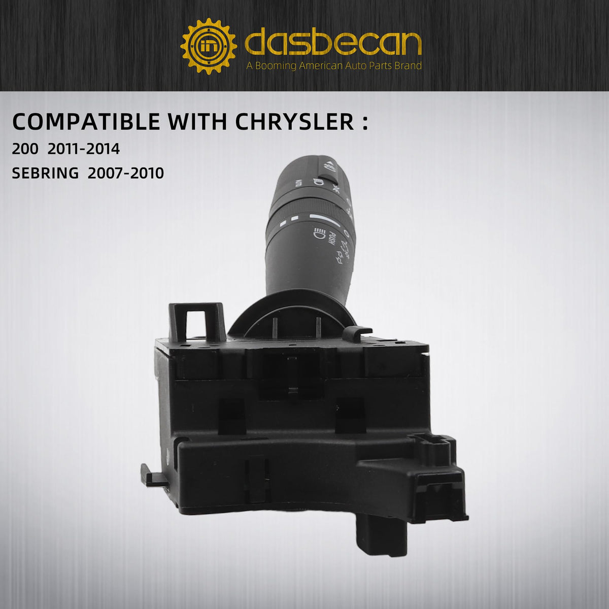 Dasbecan switch installed in steering column demonstrating restored functions