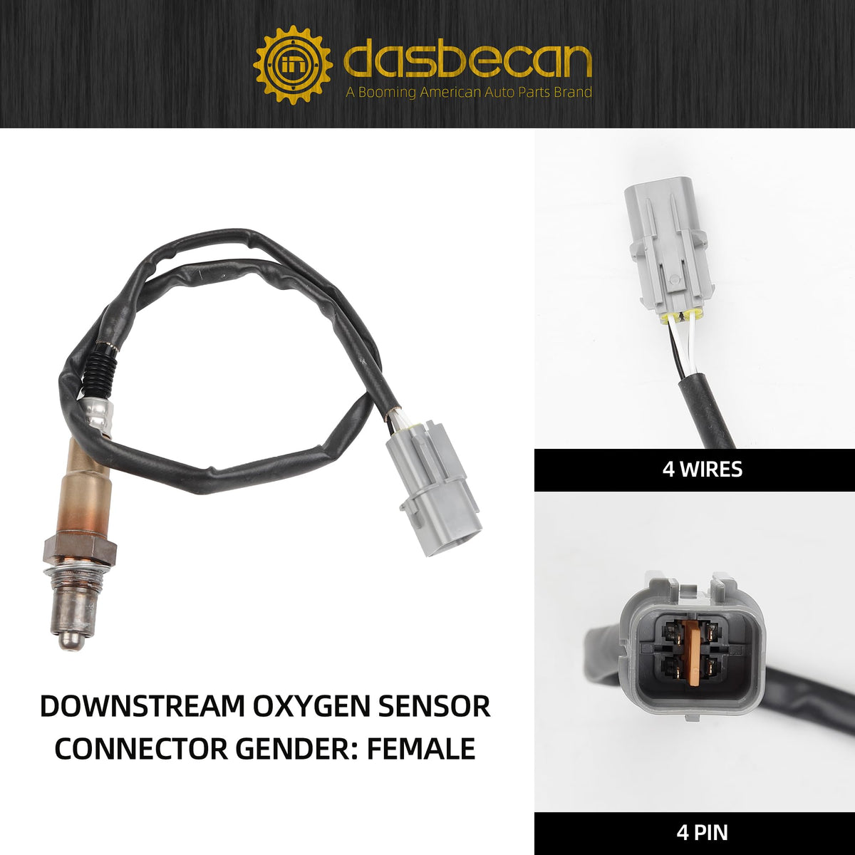 Dasbecan labeled parts and paperwork showing included part numbers benefit