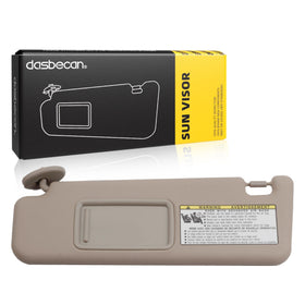 Dasbecan left driver-side sun visor front view shows fit and color benefit