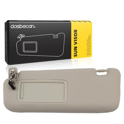 Dasbecan front view of left driver-side visor showing clean fit and restoration benefit