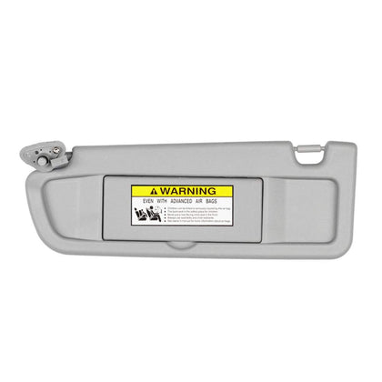 Dasbecan left driver side visor front view showing fit and finish