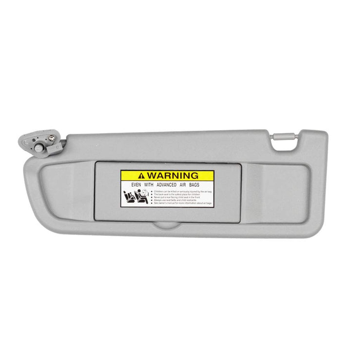 Dasbecan left driver side visor front view showing fit and finish