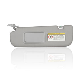 Dasbecan left driver visor front view showing clean fit and improved cabin appearance
