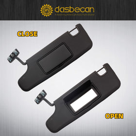 Dasbecan visor in Jeep on open road improving driver visibility
