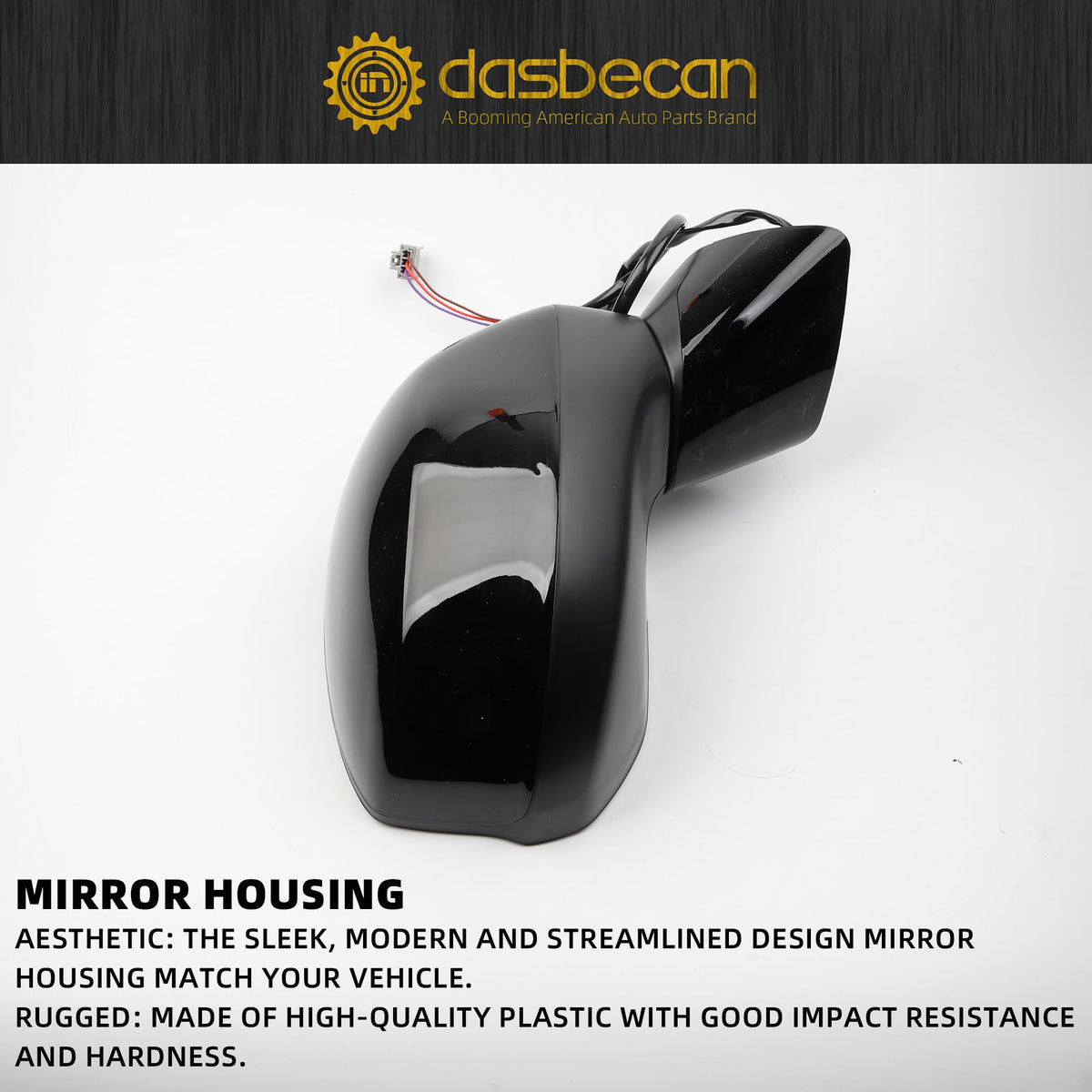 Dasbecan folded position showing manual fold function and compact profile