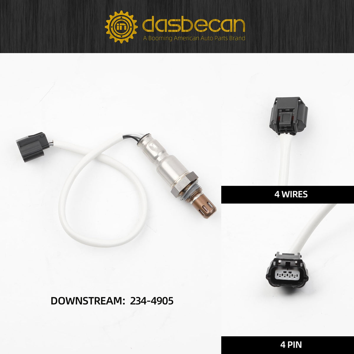 Dasbecan shot of sensor threads and seal showing heat-resistant, leak-proof fit