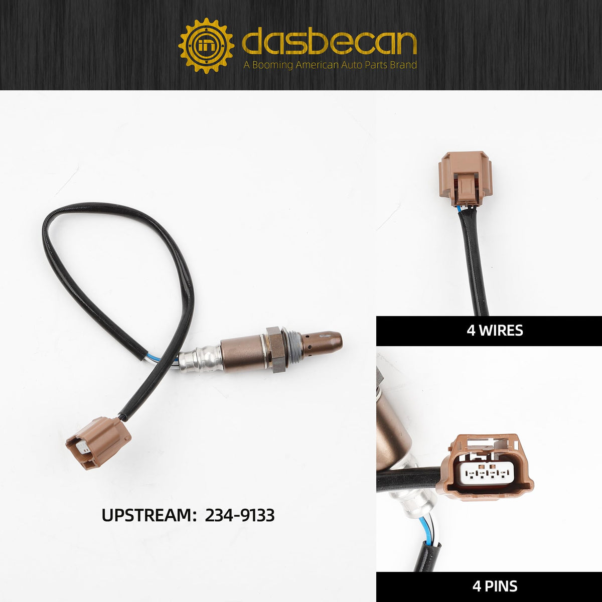 Dasbecan image of sensor plug connector for Altima demonstrating plug-and-play ease