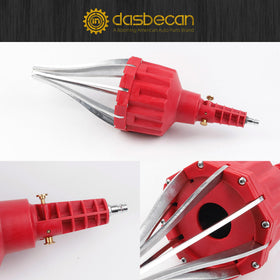 Dasbecan pneumatic valve detail illustrating easy air control and efficiency